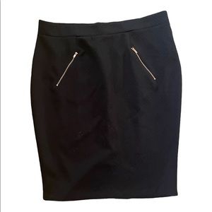 ASHLEY NELL TIPTON black pencil SKIRT- 1X Like new!